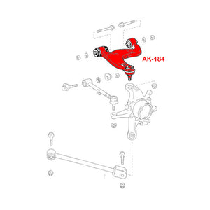 AK-184-A-Lexus-GS300/GS400/GS430-Adjustable-Rear-Camber-Arms-With-Spherical-Bearings